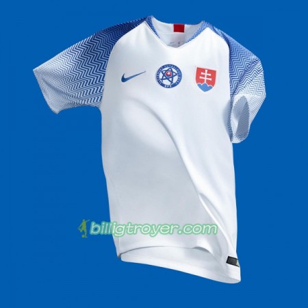 Billige Fotballdrakter Slovakia 2018 Hjemmedraktsett Kortermet